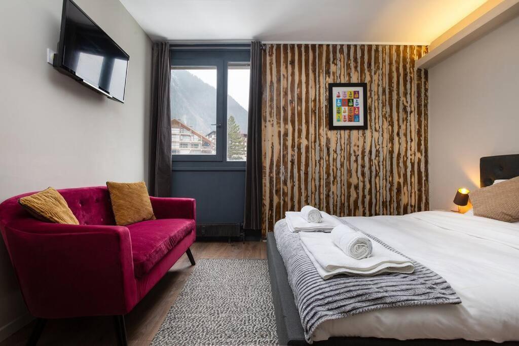 Beautiful Cosy, Modern Studio In Chamonix Centre Eksteriør billede